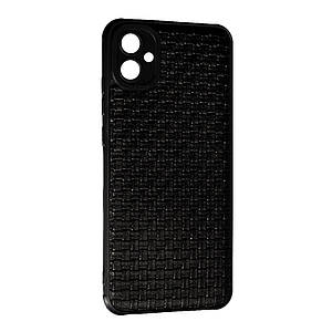 Чохол Leather Case для Samsung A04E Плетенка