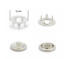 Кнопка Baby трикотажна 9,5 см біла