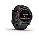 Смарт-годинник Garmin Fenix 7S Pro - Sapphire Solar Edition - темно-сірий титан DLC Carbon з чорним ремінцем, фото 3