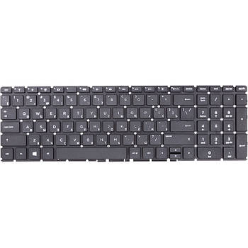 Клавіатура для ноутбука HP 250 G4, 255 G4, 256 G4 чорний, чорний фрейм