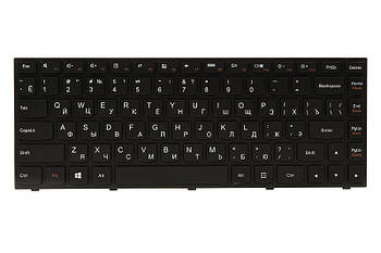 Клавіатура для ноутбука IBM/LENOVO B40-30, G40-30 чорний, чорний фрейм