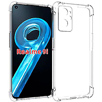 Чохол Fiji Proof для Realme 9i (RMX3491) бампер з посиленими бортамиTransparent