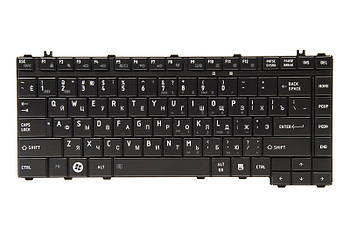Клавіатура для ноутбука TOSHIBA Satellite A200, A300 чорний, чорний фрейм