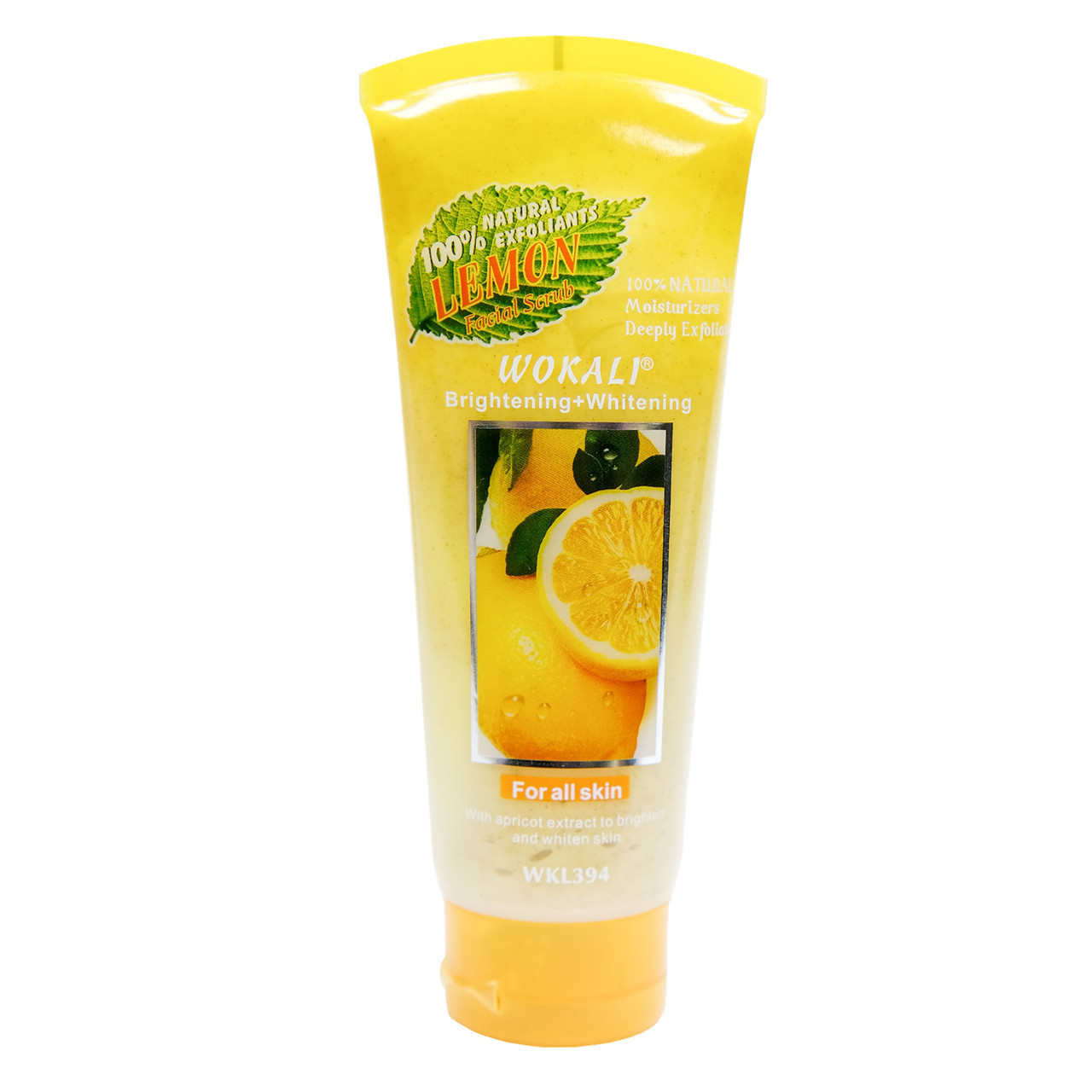 Скраб для зайвої якості Wokali Smoothing Moisturizing Lemon WKL394 120 мл, фото 1