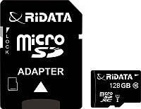 Карта пам'яті RiDATA microSDXC 128GB Class 10 UHS-I + SD адаптер