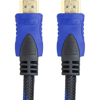 Відео кабель PowerPlant HDMI - HDMI, 3м, позолочені конектори, 1.3V, Nylon, Double ferrites
