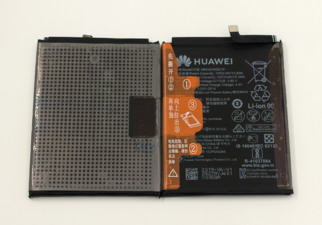 Аккумулятор HB436486ECW (Li-polymer 3.82V 4000mAh) для Huawei Mate 10/Mate 10 Pro/P20 Pro, фото 1