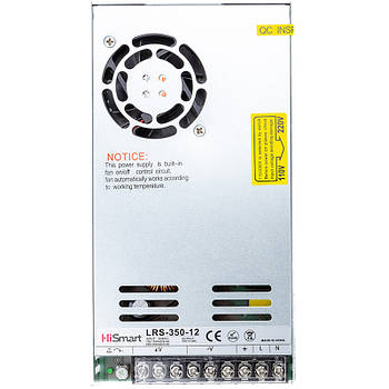 Блок живлення HiSmart 12V, 29A, 350W