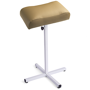 Підставка для педикюру, чотиринога на білій ніжці з подушкою, моко