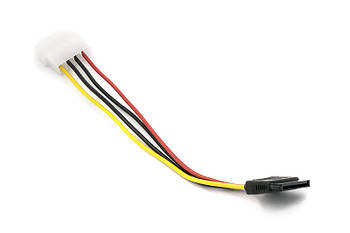 SATA-кабель PowerPlant MOLEX-SATA (CC-SATA-PS) 0,15м