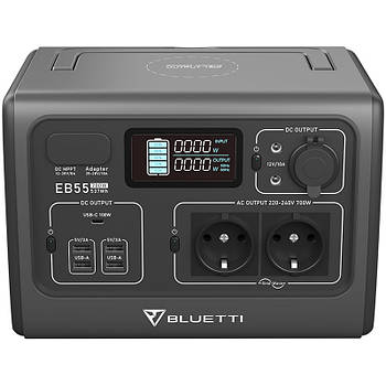 Зарядна станція Bluetti PowerOak EB55 537Wh, 150000mAh, 700W