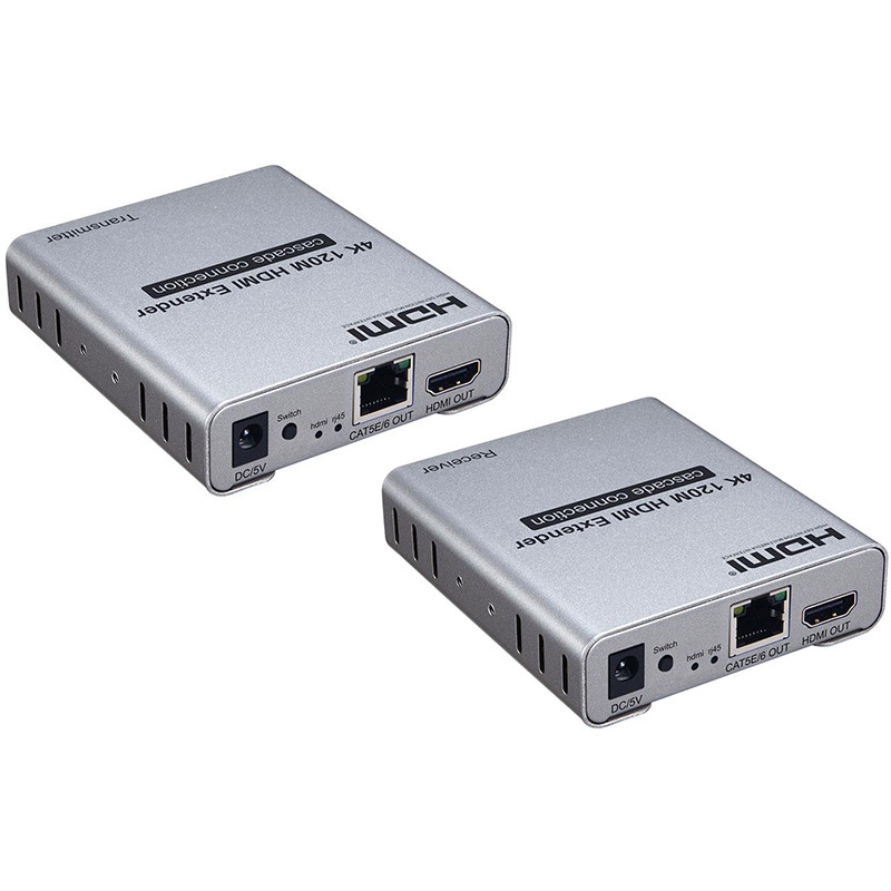Подовжувач HDMI сигналу PowerPlant  з підтримкою 4K до 120 м (HDES02-C), фото 1