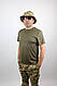 LTM Khaki Coolmax T-Shirt Потовідвідна Футболка тактична бойова хакі кулмакс Футболка ЗСУ Олива, фото 6