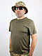 LTM Khaki Coolmax T-Shirt Потовідвідна Футболка тактична бойова хакі кулмакс Футболка ЗСУ Олива, фото 4