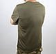 LTM Khaki Coolmax T-Shirt Потовідвідна Футболка тактична бойова хакі кулмакс Футболка ЗСУ Олива, фото 2