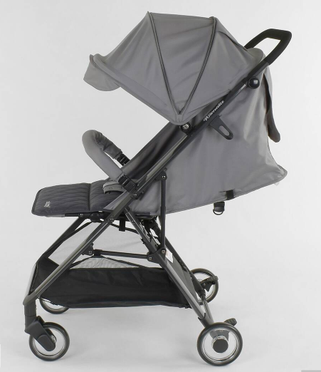 Детская коляска прогулочная Joy Kamelia 92400, серая с черным - фото 4 - id-p1866164136