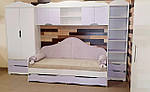 Дитяче ліжко з ящиками і м'якою спинкою Єва 200х900, фото 3