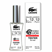 Lacoste Eau De L.12.12 Blanc-Pure ТЕСТЕР Premium Class чоловічий 60 мл