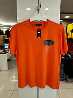 Чоловіча помаранчевабатальна футболка Grand la Vita Туреччина великі розміри
