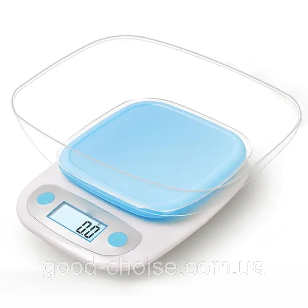 Електронні кухонні ваги до 7 кг з чашею MS-125 / Настільні ваги / Ваги для кухні, фото 1
