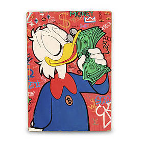 Дерев'яний Постер Грошовий Скрудж