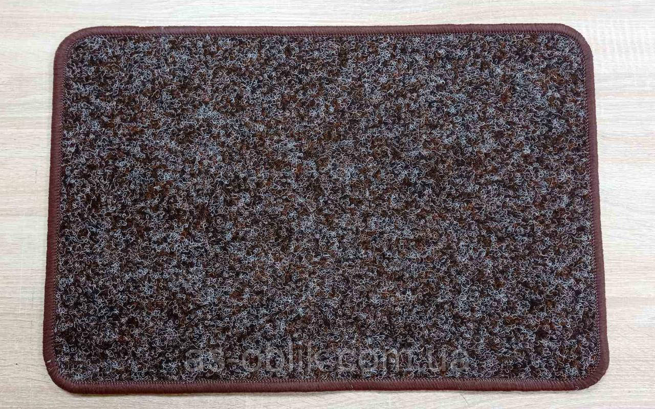 Коврик Флин коричневый на резиновой основе 70х50 см - фото 2 - id-p1619932460