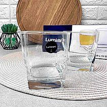 Набір низьких склянок з квадратним дном Luminarc Sterling 300 мл 6 шт (N0755), фото 2