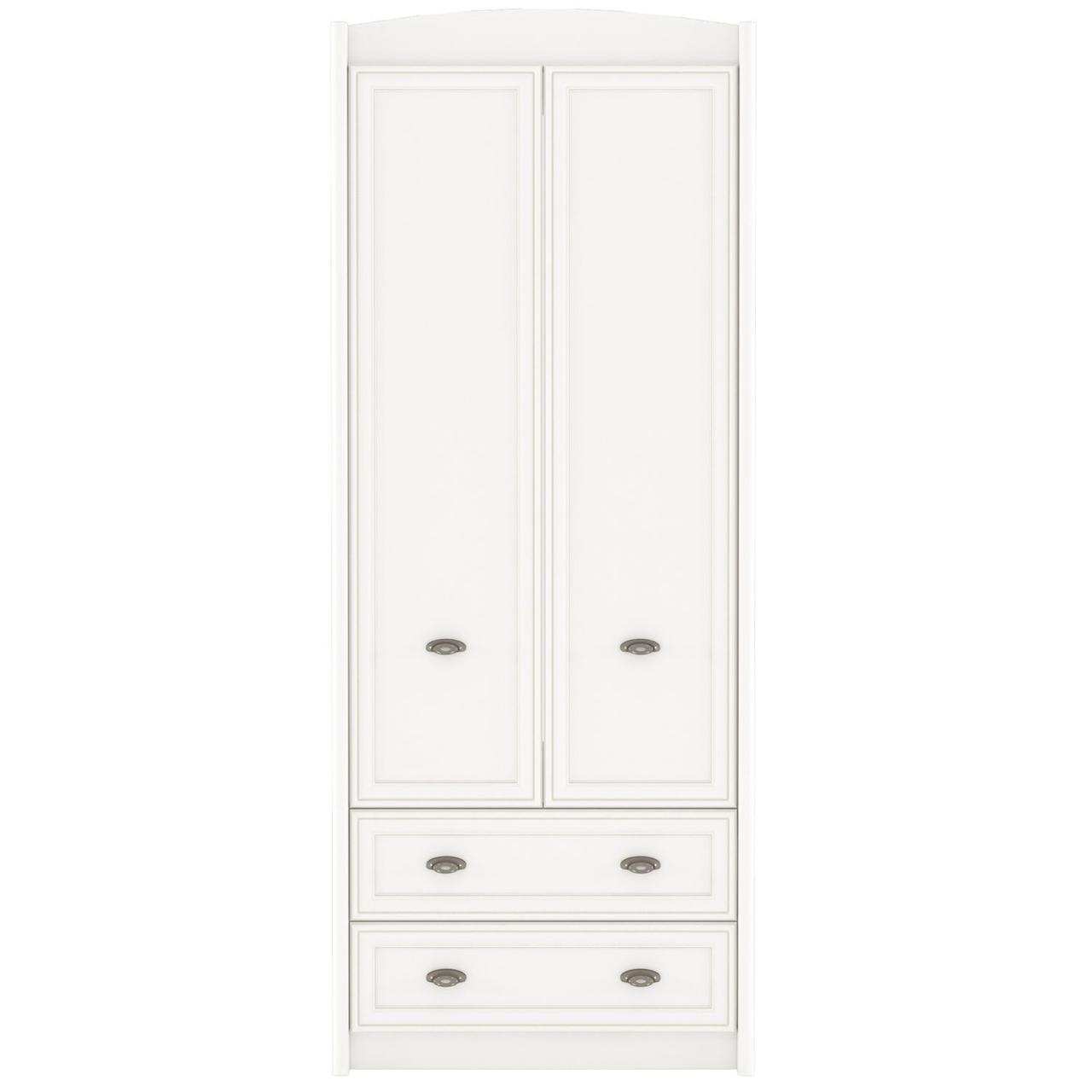 Шафа платтяна в дитячу кімнату Салерно 011 корпус і фасад ДСП Білий (Gerbor-Україна ТМ)