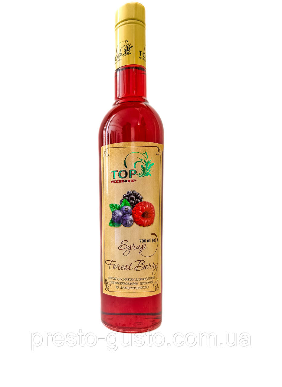 Сироп "Лісова ягода" 0,9 л ТМ "TOP Sirop"
