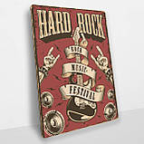 Дерев'яний Постер Hard Rock, фото 2