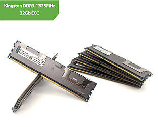 Серверна оперативна пам'ять Kingston DDR3-1333MHz 32Gb ECC REG 1.35V 240-pin 4Gbit