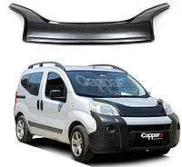 Дефлектор капота мухобойка на Citroen Nemo/ Fiat Fiorino/Qubo/ Peugeot Bipper 2008- 2023 EuroCap