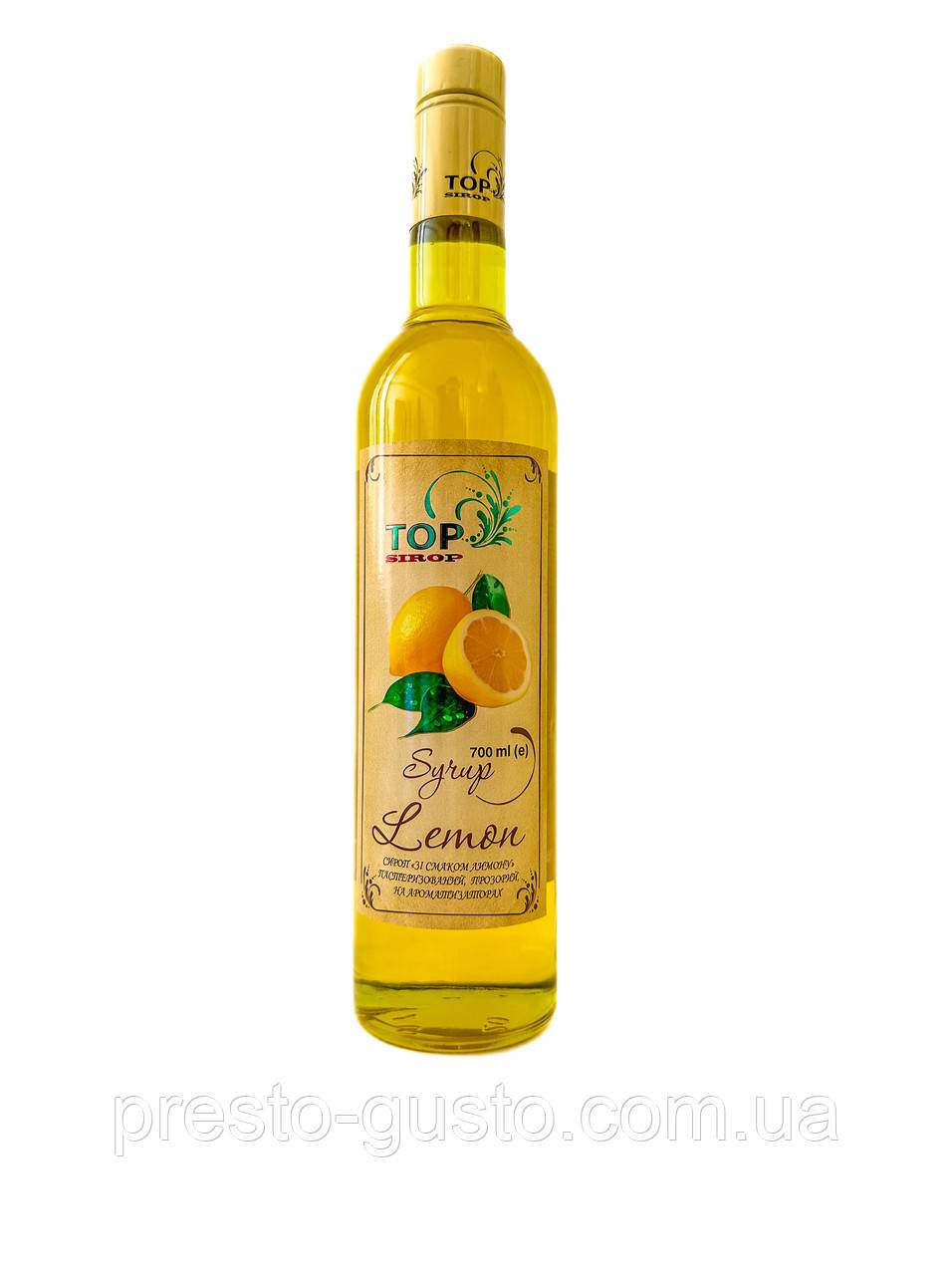 Сироп "Лимон" 0,9 л ТМ "TOP Sirop"