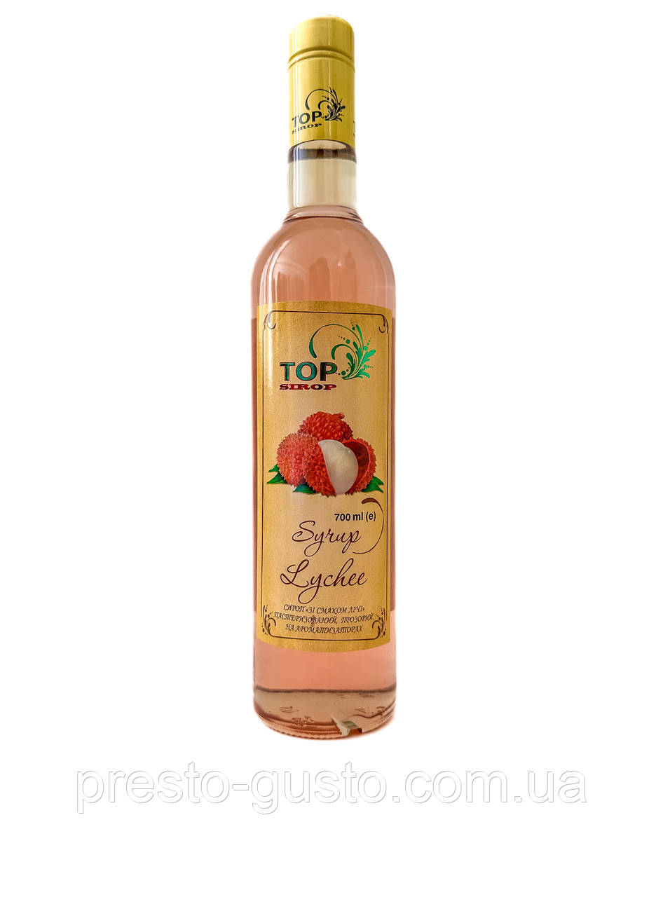 Сироп "Лічі" 0,9 л ТМ "TOP Sirop"