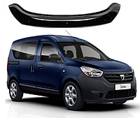 Дефлектор капота мухобойка на Dacia Dokker/Lodgy/Renault Dokker/Lodgy 2013- 2023 EuroCap