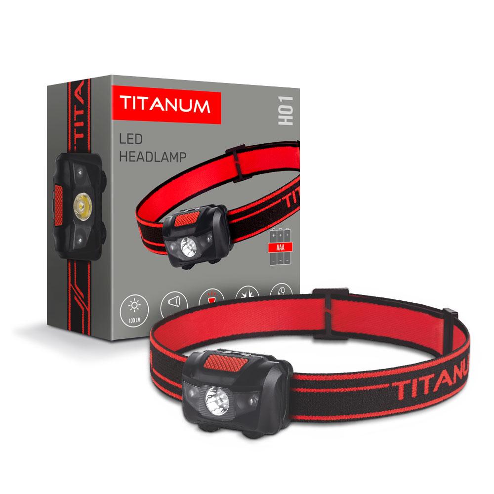 Налобний ліхтарик Titanum TLF-H01