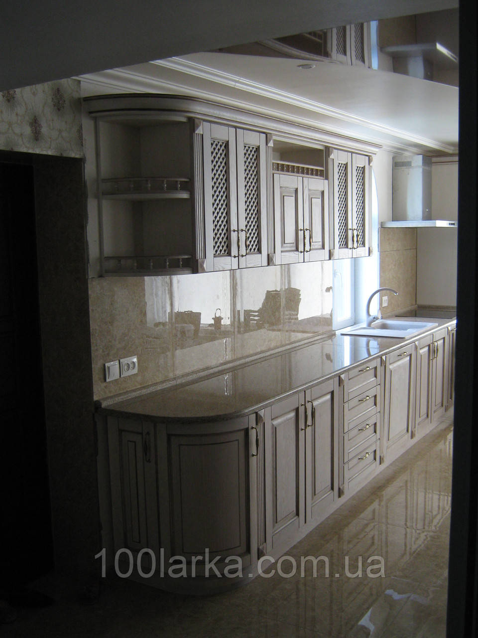 Кухня Деревянная (дуб, Ясень) на Заказ Кухни Цена в Киеве. — Купить ...