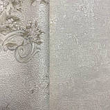 Шпалери вінілові на флізеліновій основі сіро-бежевий AdaWall Signature 1,06 х 10,05м (1009-1), фото 5