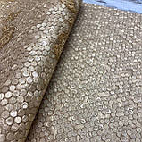 Шпалери вінілові на флізеліновій основі золотистий AdaWall Signature 1,06 х 10,05м (1011-4), фото 3