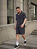 Чоловічий вельветовий літній костюм тініска+шорти, S-XXL розміри, фото 3