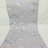 Шпалери дуплексні на паперовій основі світло-сірий фон та бежеві квіти Слов'янські шпалери Gracia В64.4 0,53 х 10,05м (7228-01), фото 5