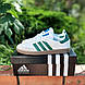 Чоловічі Кросівки Adidas Samba OG White Green 41-42-43-44-45, фото 7