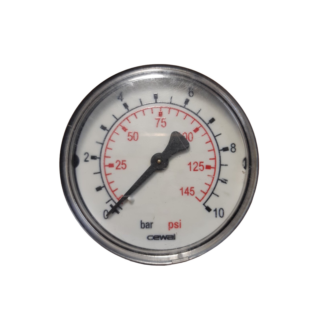 Манометр Cewal 1/4'', 10 бар, фронтальний