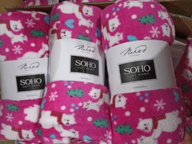 Плед домашній SOHO Christmas Bears 150×200 см, фото 1