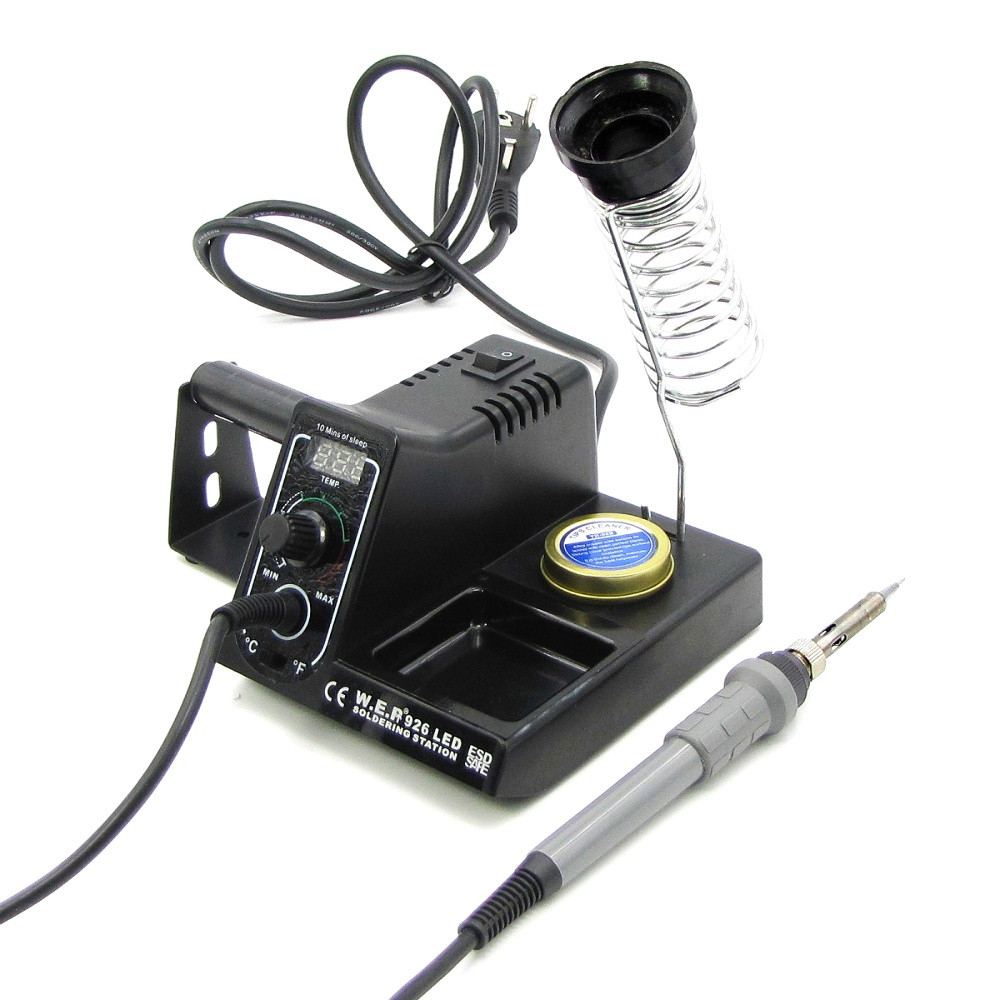 TU TU Паяльная станция WEP 926 LED, паяльник, цифровая индикация, 75W, 200-480 гр C