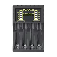 Зарядное устройство для аккумуляторных батареек на 4 слота Pujimax