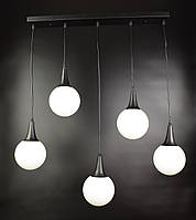 Люстра подвесная LOFT на 5 лампочек 25971 Черный 35-90х14х75 см.