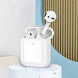 Бездротові TWS навушники Hoco EW25 вкладки white, фото 4