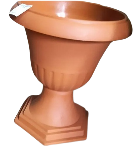 Горщик пластмасовий з ніжкою Дзвін 29 см, фото 1