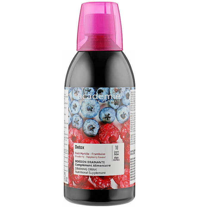 Напій для зниження ваги «Детокс-дренаж» Academie Body Detox Draining Drink 500ml, фото 1